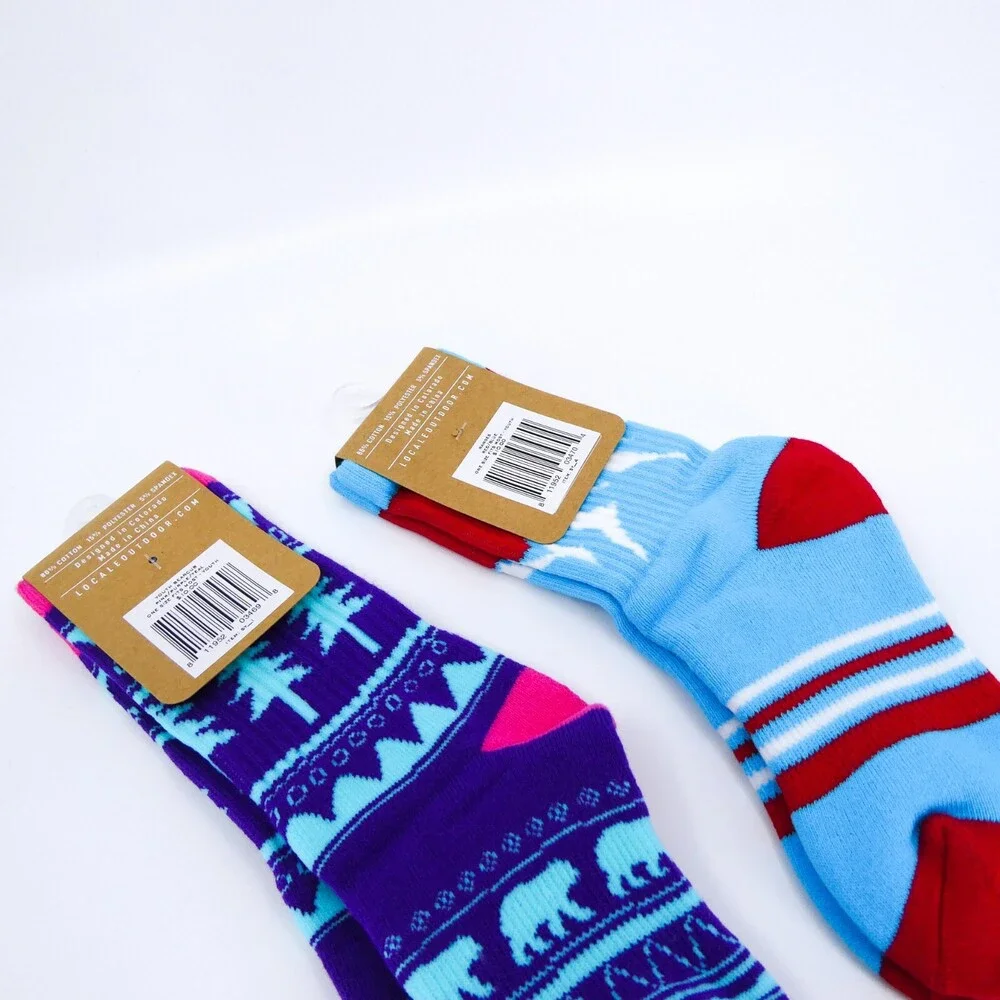Locale‎ Outdoor Socks 2 Pairs Youth One Size 11 - 1 Nature Winter Sport Ski New